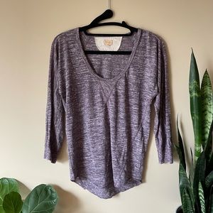 Wilfred Free Heather Purple Longsleeve